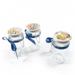BARATTOLO VETRO MAIOLICA 250ml 12cm 3s [0038416-00.jpg]