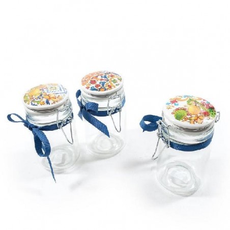 BARATTOLO VETRO MAIOLICA 250ml 12cm 3s [0038416-00.jpg]