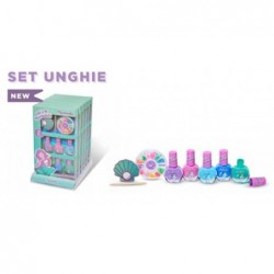 SET UNGHIE BLISTER DA 10pz 5 smalti,adesivi fiore, ruota,lima e bastoncino unghie [0042120-00.jpg]