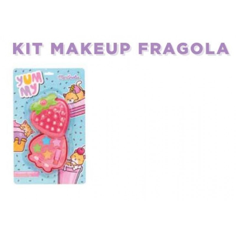 ---KIT MAKE UP FRAGOLA - 4 ombretti 1 lucidalabbra,1 applicatore [0042129-00.jpg]