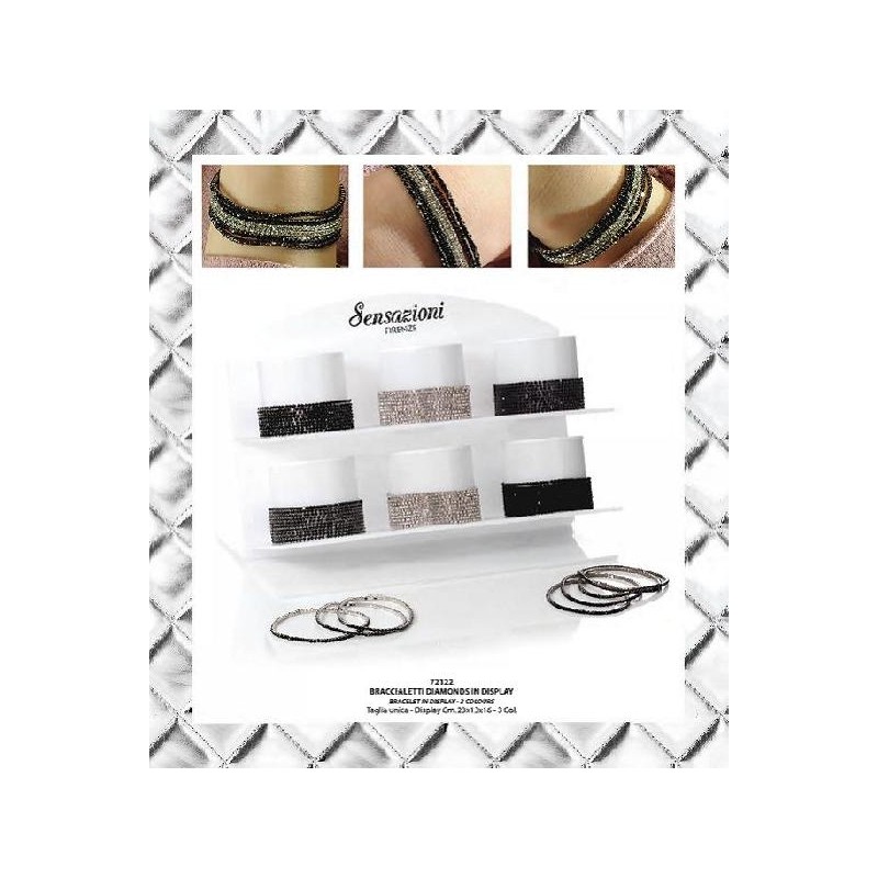 BRACCIALETTI DIAMONDS 3 COLORI ASS.TI [0072122-00.jpg]
