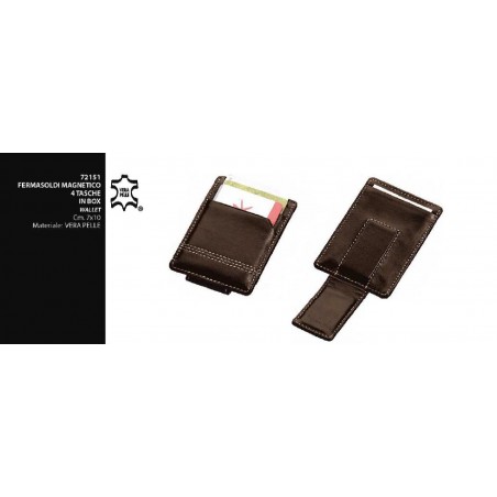 FERMASOLDI MAGNETICO C/4 TASCHE PELLE [0072151-00.jpg]