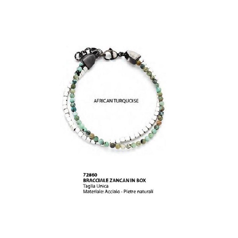 BRACCIALE ZANCAN PIETRE COLOR+ACCIAIO [0072860-00.jpg]