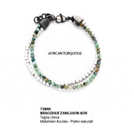 BRACCIALE ZANCAN PIETRE COLOR+ACCIAIO [0072860-00.jpg]