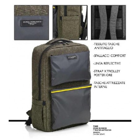 ZAINO BUSINESS C/TASCHE ANTITAGLIO [0072869-00.jpg]