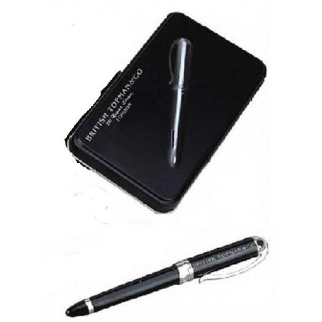 PENNA DELUXE NERA IN COFANETTO METALLO [0072894-00.jpg]