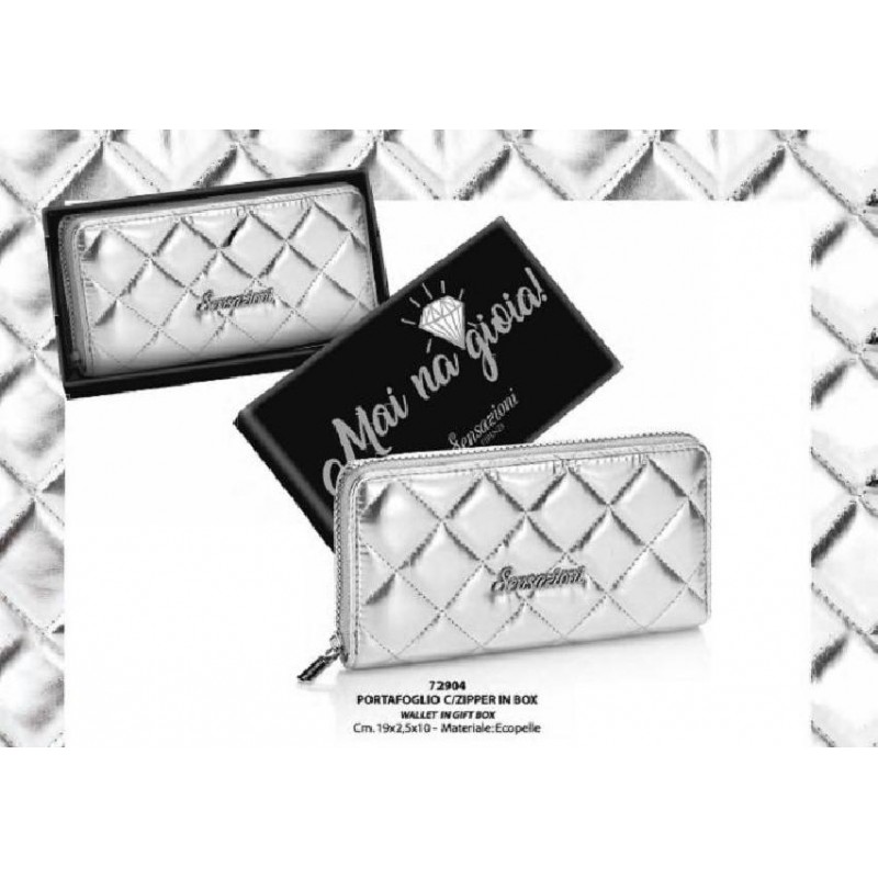 PORTAFOGLIO ZIP ARGENTO 19x10 GIFT BOX [0072904-00.jpg]