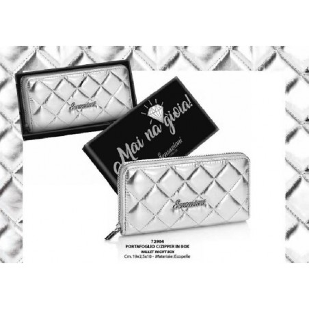 PORTAFOGLIO ZIP ARGENTO 19x10 GIFT BOX [0072904-00.jpg]