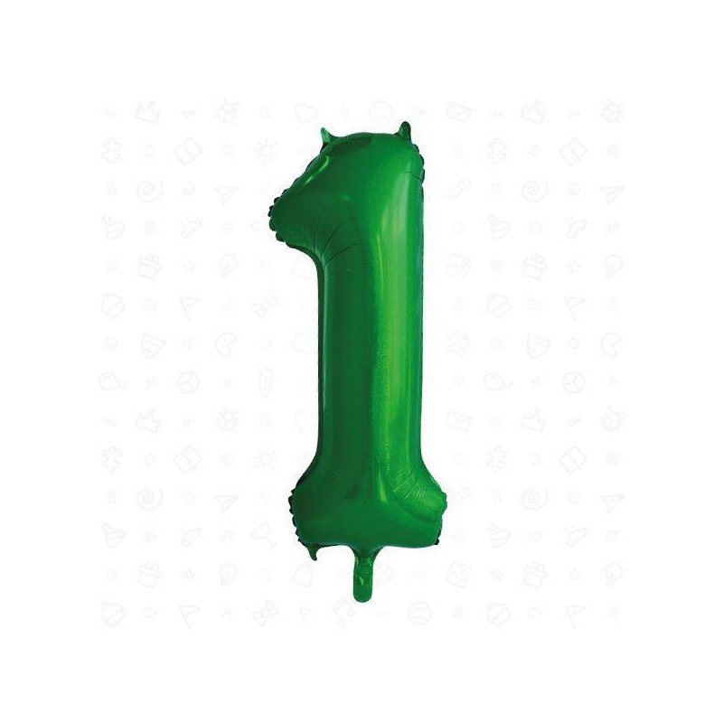 PALLONCINO FOIL 1mt VERDE GLITTER NR.1 [8418911-00.jpg]