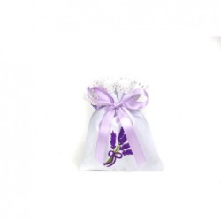 SACCHETTO RICAMATO LAVANDA cm10x12 [0180135-00.jpg]