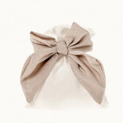 SACCHETTO BRILLO FIOCCO BEIGE cm10x12 [0180304-00.jpg]