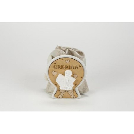 SACCHETTO BALLOON CRESIMA cm7x8 CON SCATOLA LEGNO [0180142-00.jpg]