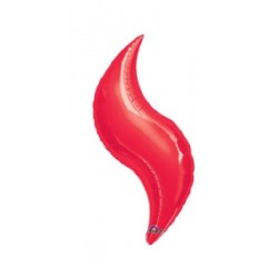 FOIL CURVA 48cm ROSSO METAL [8420180-00.jpg]