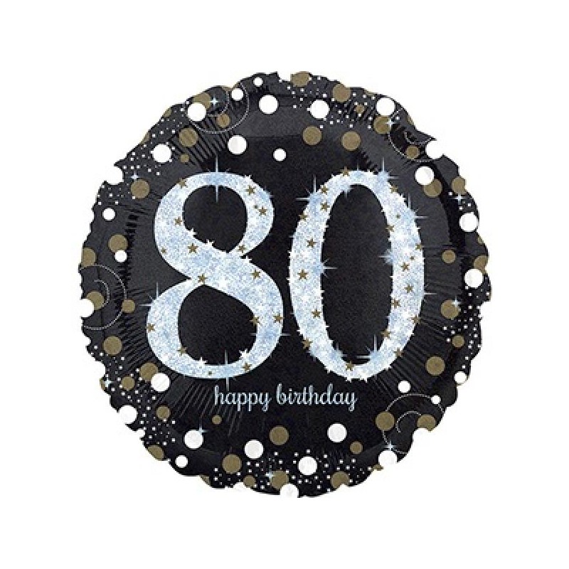 ---PALLONCINO FOIL 46cm NERO 80 ANNI [8423080-00.jpg]