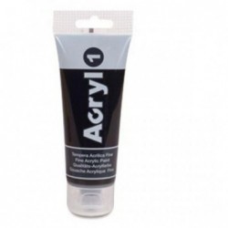 PRIMO TUBO ACRILICO 75ml NERO [8810260-00.jpg]