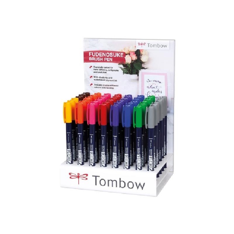 TOMBOW FUDENOSUKE CALLIGRAFICO 48pz COLORI CLASSICI [8078901-00.jpg]