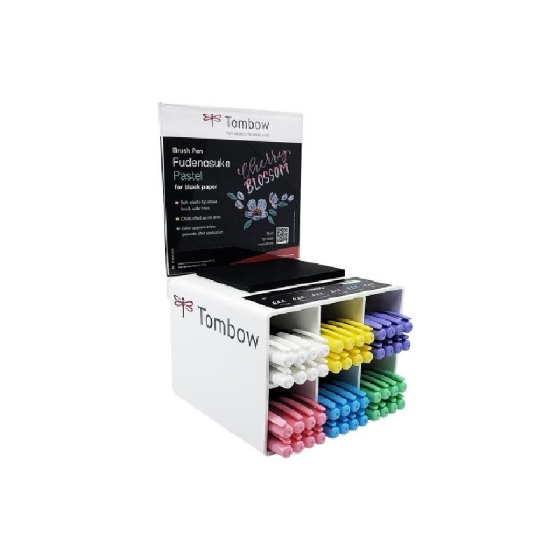 MARKER CALLIGRAFICO FUDENOSUKE 48pz COLORI PASTELLO [8078904-00.jpg]