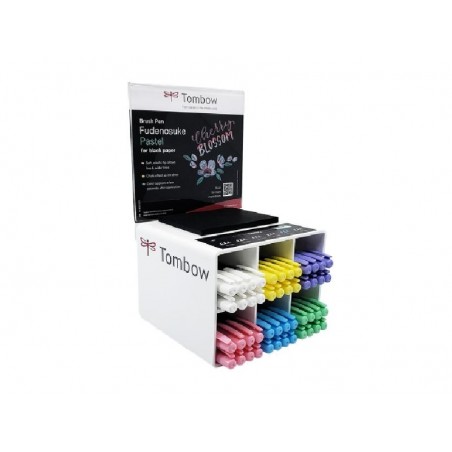 MARKER CALLIGRAFICO FUDENOSUKE 48pz COLORI PASTELLO [8078904-00.jpg]