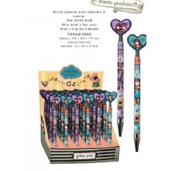 ---PENNA con CHARM CUORE 24pz GORJUSS [0103402-00.jpg]