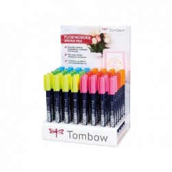 TOMBOW FUDENOSUKE CALLIGRAFICO 48pz COLORI PASTEL [8078905-00.jpg]