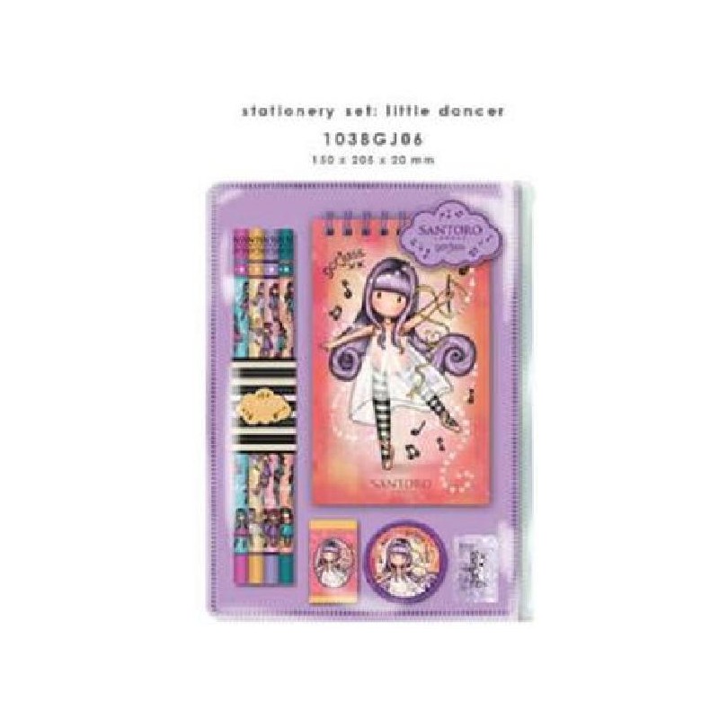 ---STATIONERY SET GORJUSS LITTLE DANCER [0103806-00.jpg]