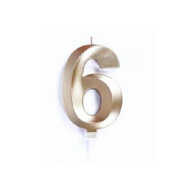 CANDELA LUXURY nr.6 cm10 ORO CHROME [8840416-00.jpg]