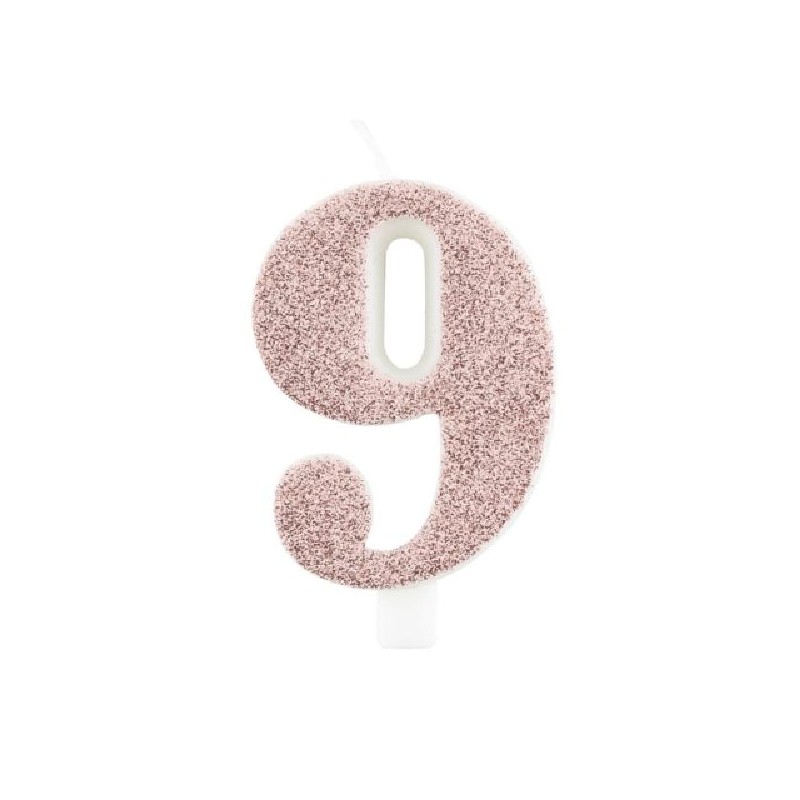 ---CANDELA GLITTER 10cm ROSA GOLD nr.9 [8850769-00.jpg]