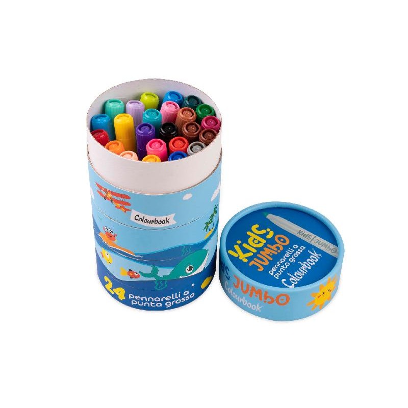 TUBO 24pz PENNARELLI JUMBO ColBOOK [COL23644-00.jpg]