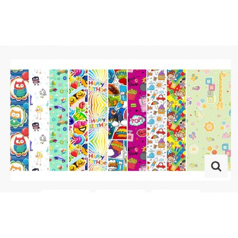 CARTA REGALO 70x100 50fg BAMBINI G8 Ass. BIMBI 5fg x 10 FANTASIE [2620110-00.jpg]