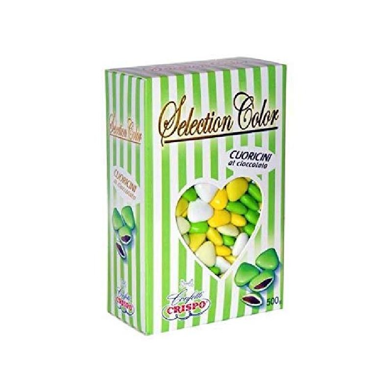 CUORICINI AL CIOCCOLATO SFUM.VERDE 500gr [0152112-00.jpg]