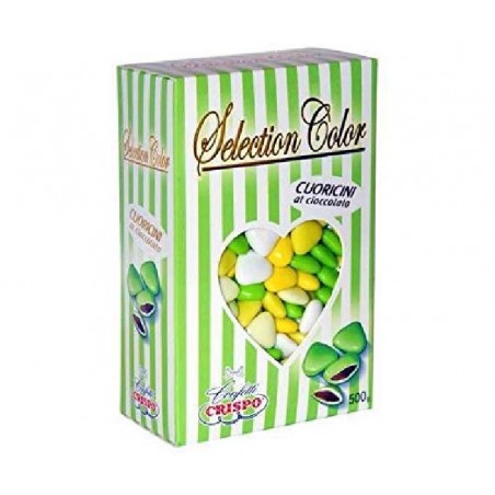 CUORICINI AL CIOCCOLATO SFUM.VERDE 500gr [0152112-00.jpg]