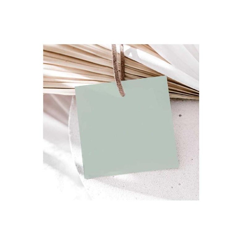 TAG QUADRATO cm4 VERDE SALVIA 48pz IN FOGLIO A/5 PREFUSTELLATO 12pz 250gr [2061991-00.jpg]