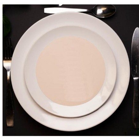 CARTONCINO TONDO 15cm 10pz NUDE [2061684-00.jpg]