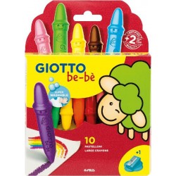 GIOTTO BEBE	 PASTELLI CERA 10pz [FILA477900-00.jpg]
