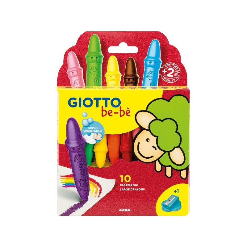 GIOTTO BEBE	 PASTELLI CERA 10pz [FILA477900-00.jpg]