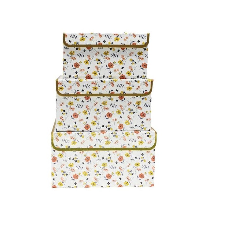 SET 3 SCATOLE RETT.FLOWERS Ch.MAGNETICA MISURE 26x18x14-23x16x12-20x14x11cm [2223024-00.jpg]