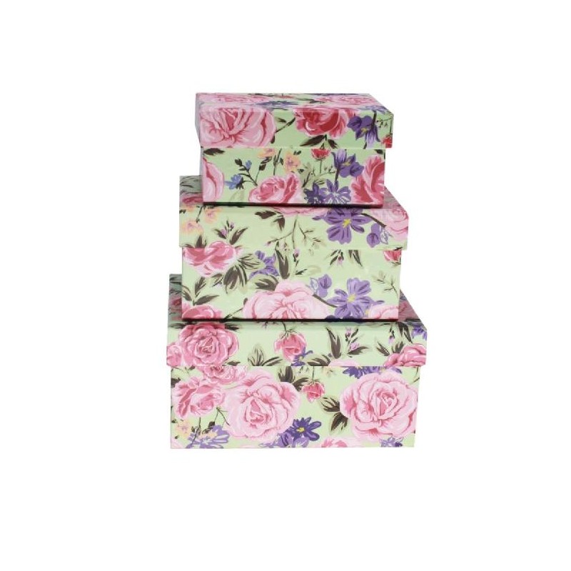 SET 3 SCATOLE RETT. FLOWERS SMALL MISURE 16x11x8-14x10x7-11x8x6cm [2223023-00.jpg]