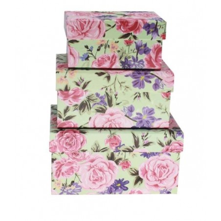 SET 3 SCATOLE RETT. FLOWERS SMALL MISURE 16x11x8-14x10x7-11x8x6cm [2223023-00.jpg]