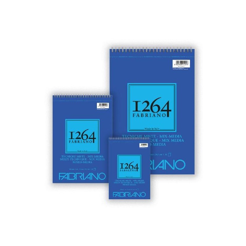 BLOCCO FABRIANO 1264 TECNICHE MISTE A3 SPIRALE CARTA 300gr BLOCCO 30fg [7706518-00.jpg]