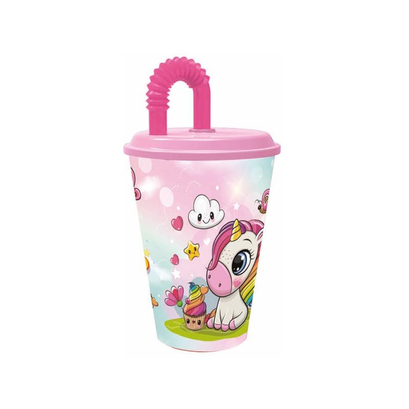 BICCHIERE CON CANNUCCIA UNICORN [0300133-00.jpg]