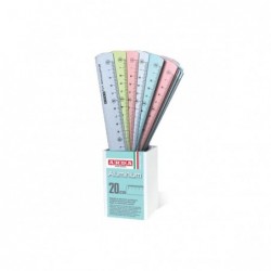 RIGHELLI ALLUMINIO 15cm PASTEL COLOR [8022103-00.jpg]