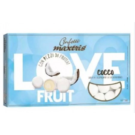 CONFETTI LOVE FRUITS COCCONETTE 1kg CIOCCOLATO BIANCO E COCCO [0151023-00.jpg]