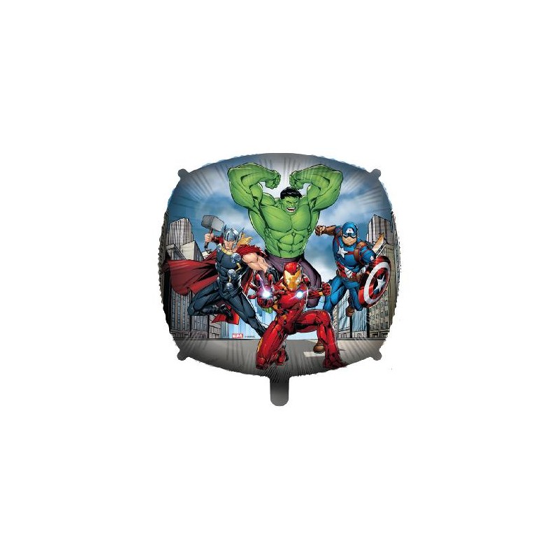 FOIL AVENGERS QUADRATO 46cm PESO+NASTRO [8413136-00.jpg]