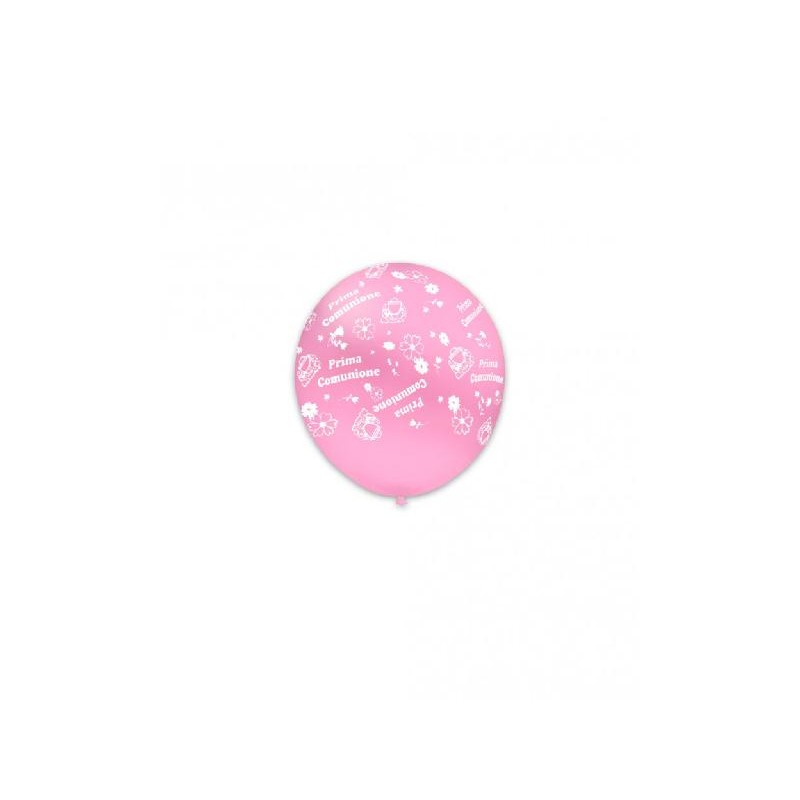 LATTICE 13cm COMUNIONE ROSA Stamp.100pz [8423347-00.jpg]