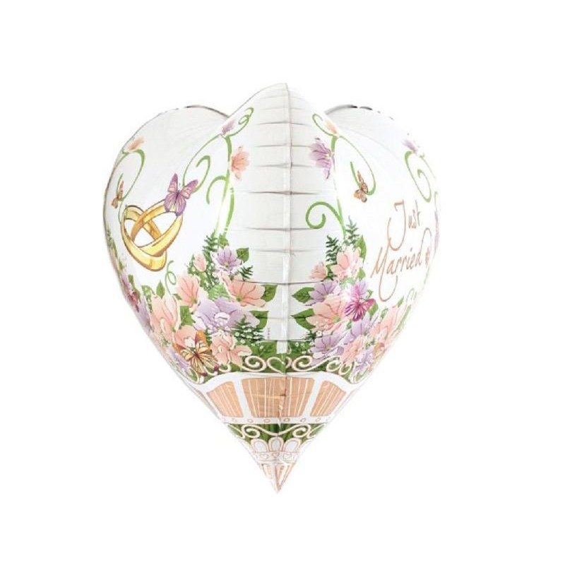 FOIL CUORE JUST MARRIED 58cm [8413024-00.jpg]