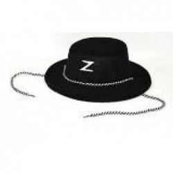 CAPPELLO ZORRO CARTA NERO [9030803-00.jpg]