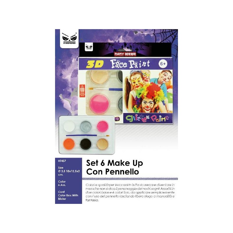 SET TRUCCHI MAKE UP 6pz PENNELLO [9031011-00.jpg]