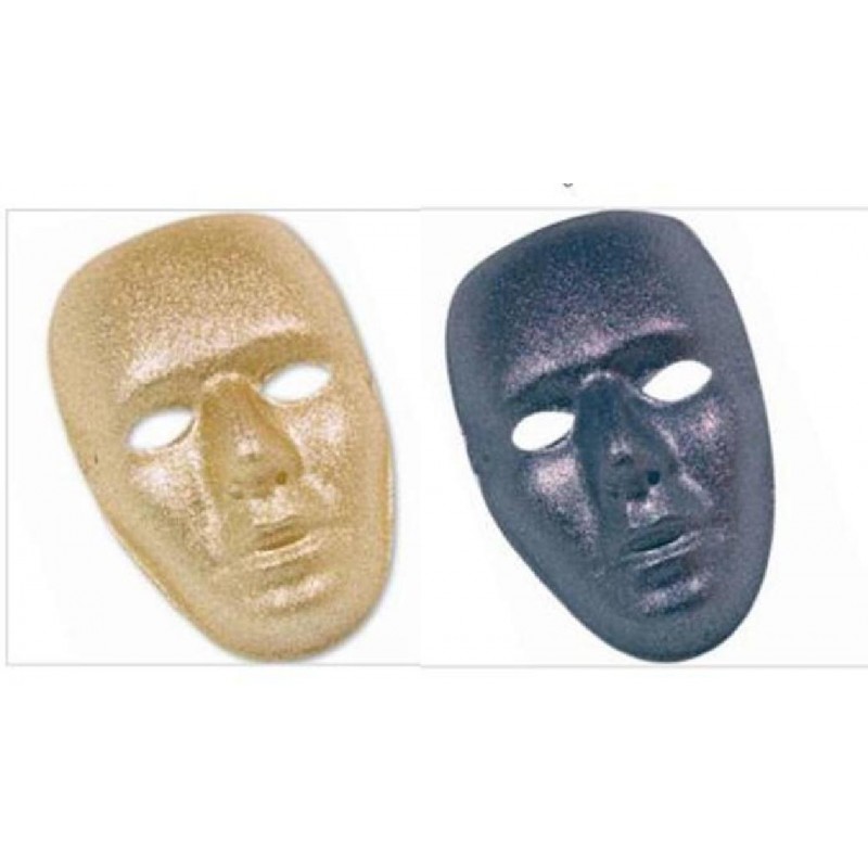 MASCHERA EVA ORO E ARGENTO GLITTER [9031110-00.jpg]