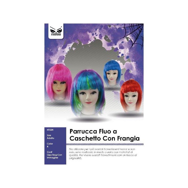---PARRUCCA CASCHETTO C/FRANGIA FLUO [9031114-00.jpg]