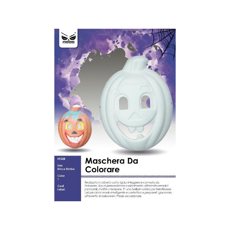 MASCHERA BIANCA ZUCCA DA COLORARE [9040415-00.jpg]
